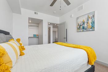 White bedroom view